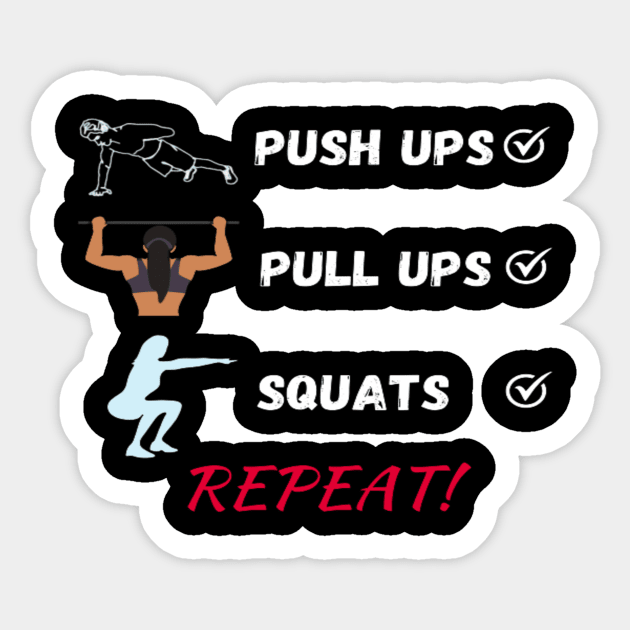 Pullups pushups squats workout 2025